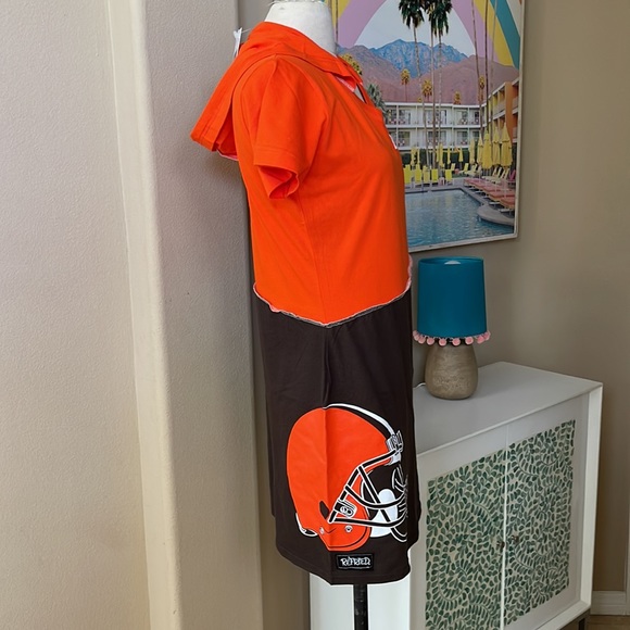 Nfl Cleveland Browns Hoodie Dress Nwt 